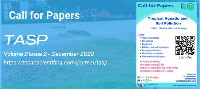 TASP: TASP: Call for Papers - Vol. 2 Iss. 2